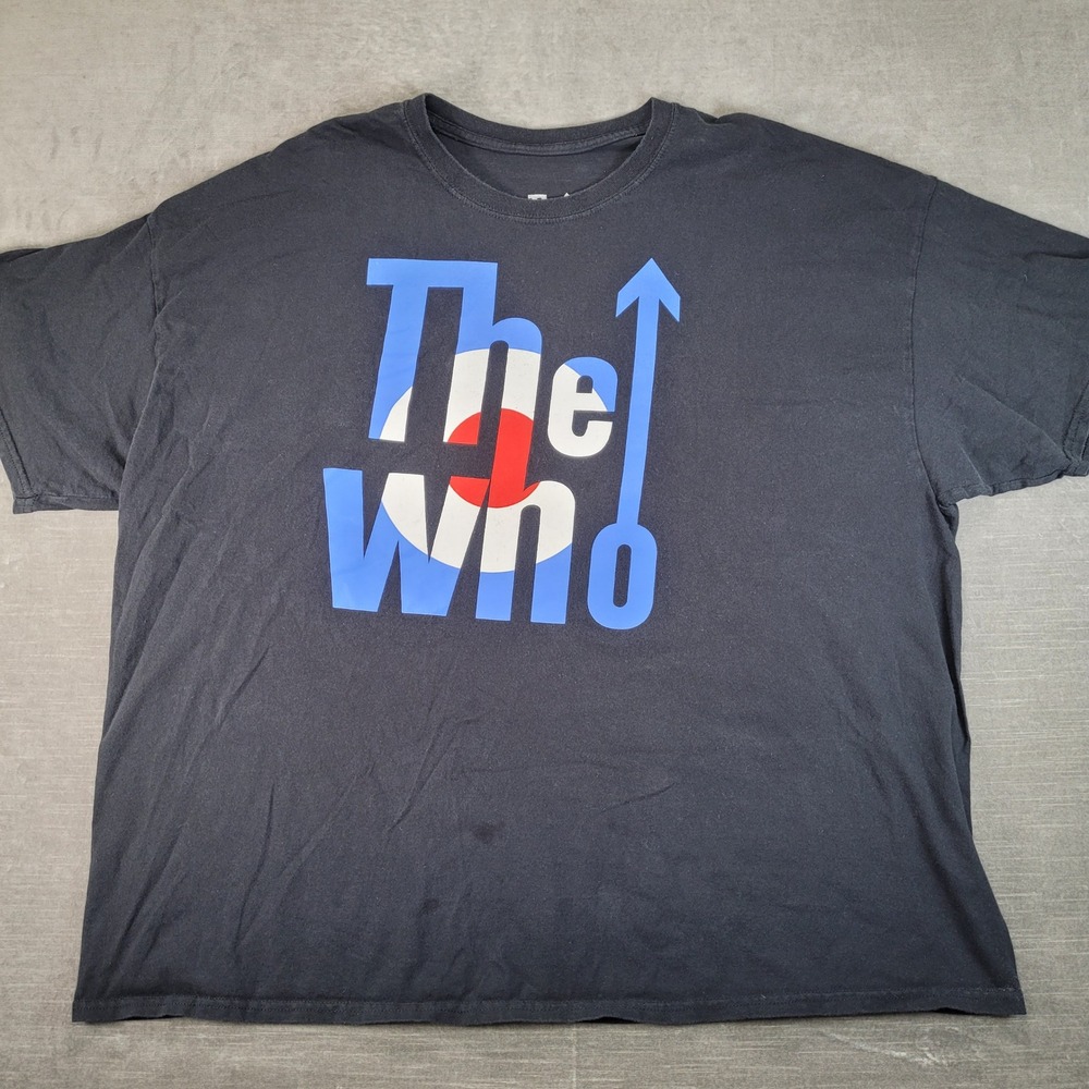 The Who Moving‎ On North American Tour 2019 Mens T-Shirt 3XL Black Concert
